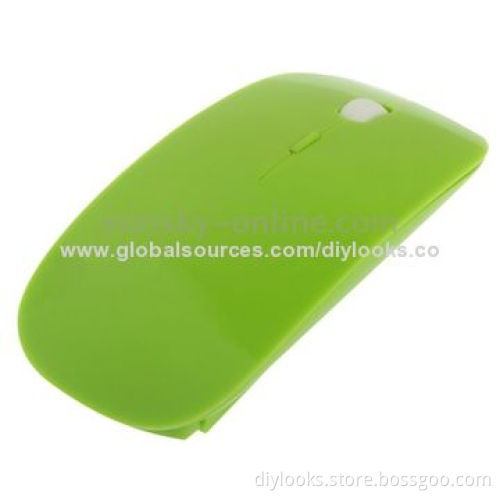 2.4GHz Wireless Ultra-thin Laser Optical Mouse with USB Nano Receiver, Plug-and-play